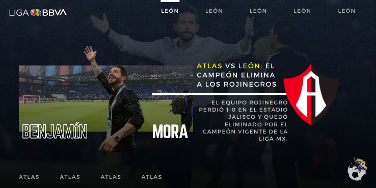 Atlas vs León: el campeón elimina a los rojinegros