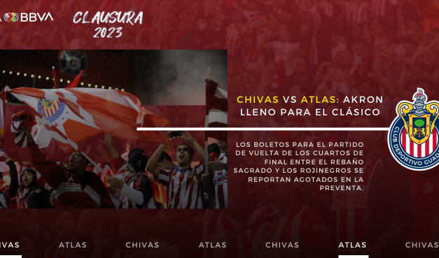 Chivas vs Atlas: Akron lleno para el Clásico