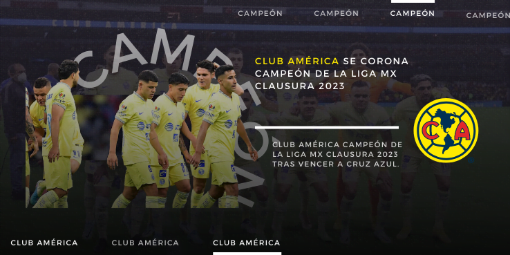 Club América se corona campeón de la Liga MX Clausura 2023