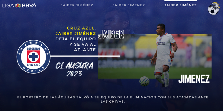 Cruz Azul: Jaiber Jiménez deja el equipo y se va al Atlante