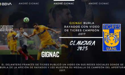 Gignac burla Rayados con video de Tigres campeón 2017