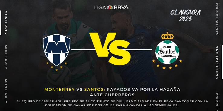 Monterrey vs Santos: Rayados va por la hazaña ante Guerreros