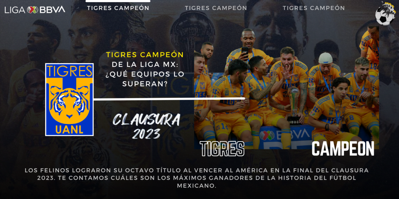Tigres campeón de la Liga MX: ¿Qué equipos lo superan?